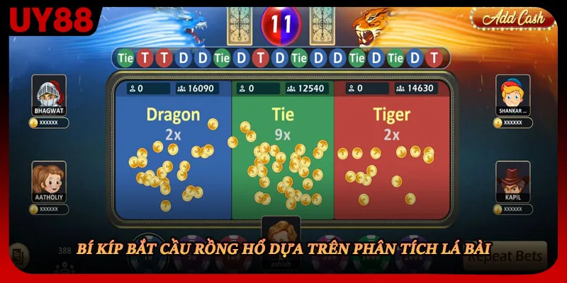 Bí kíp bắt cầu rồng hổ dựa trên phân tích lá bài