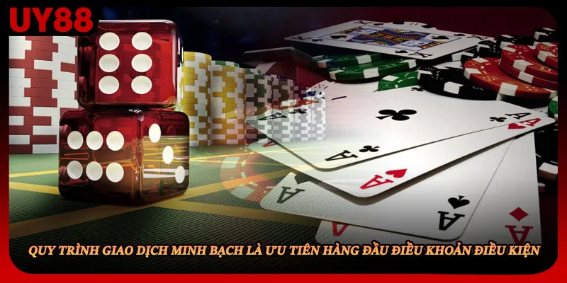 Quy trình giao dịch minh bạch là ưu tiên hàng đầu điều khoản điều kiện